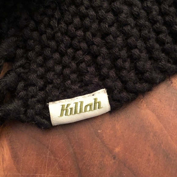 Killah / Miss Sixty large black scarf - Picture 2 of 4